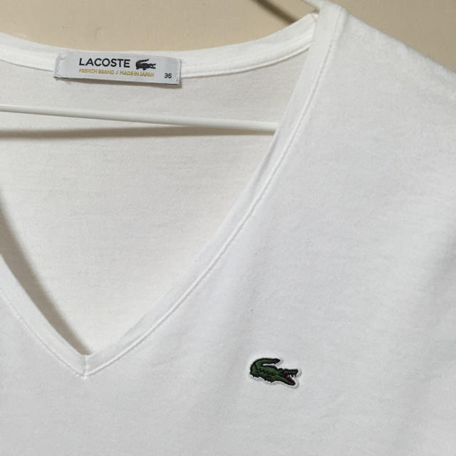 LACOSTE(ラコステ)のラコステVネックカットソー レディースのトップス(カットソー(長袖/七分))の商品写真