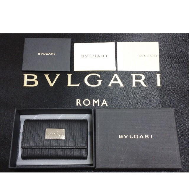 BVLGARI - 【箱付き】BVLGARI ミレリゲ 4連キーケースの通販 by whitemoon shop｜ブルガリならラクマ