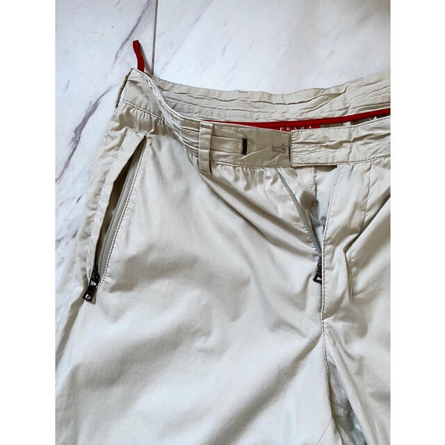 PRADA(プラダ)のvintage 90s イタリア製 サイドジップ ナイロンパンツ スラックス メンズのパンツ(スラックス)の商品写真