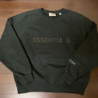 フィアオブゴッド(FEAR OF GOD)のFOG ESSENTIALS 黒 スウェットシャツ M(スウェット)