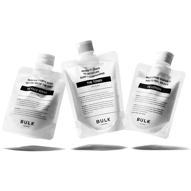 バルク オム 洗顔、化粧水、乳液3点セット - 基礎化粧品 バルク オム 洗顔、化粧水、乳液3点セット - 基礎化粧品