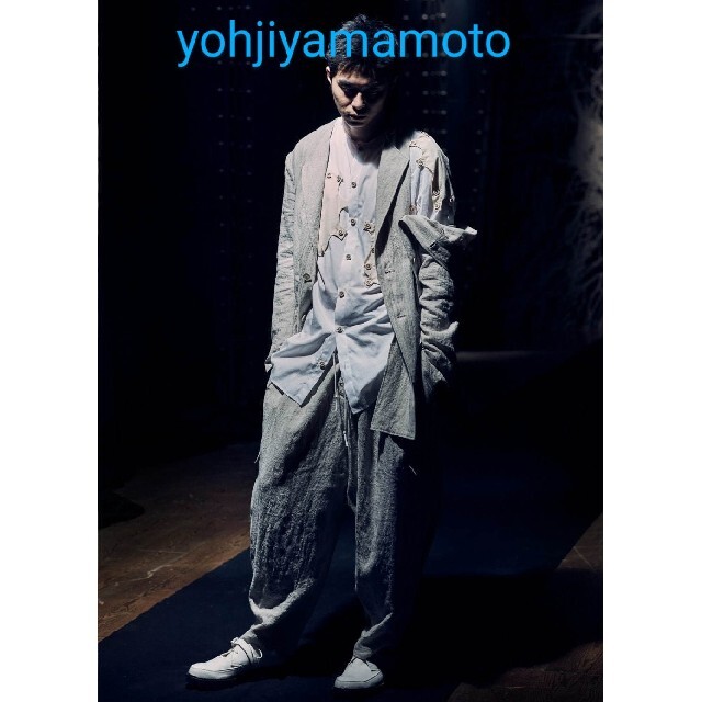 yohjiyamamoto 21ss ボタン切り離しリネンジャケット