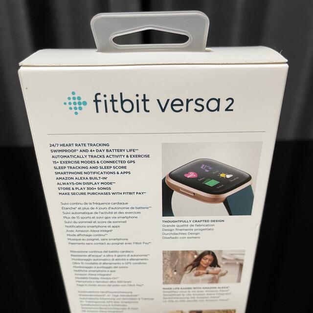 Fitbit Versa 2 Alexa搭載 スマートウォッチ