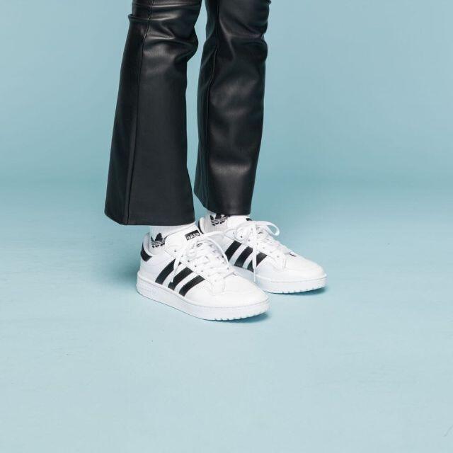 adidas(アディダス)の【新品・未使用】adidas 「Team Court」 白/黒　26.5cm メンズの靴/シューズ(スニーカー)の商品写真