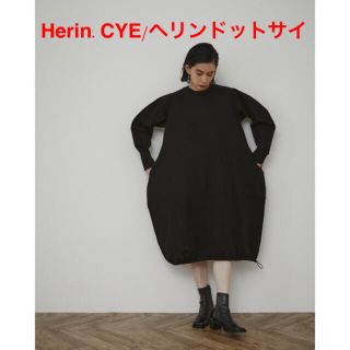 エンフォルド(ENFOLD)のHerin.CYE/ヘリンドットサイワンピPonte baloon op2(ロングワンピース/マキシワンピース)