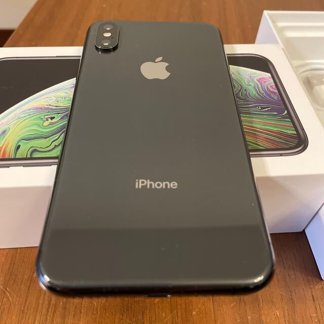 Apple(アップル)のSIMフリー iPhoneXS 256GB Space Gray スマホ/家電/カメラのスマートフォン/携帯電話(スマートフォン本体)の商品写真