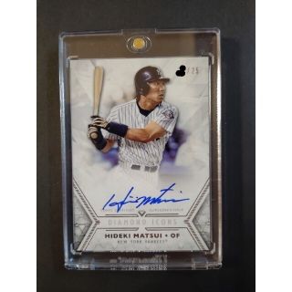 2018 topps diamond icons 松井秀喜 直筆サインカード(スポーツ選手)