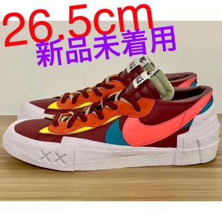 サカイ(sacai)のNike x sacai x KAWS Blazer Low Team Red(スニーカー)