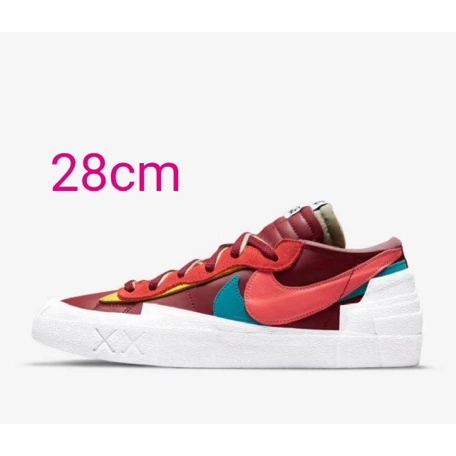 sacai(サカイ)のKAWS sacai Nike BlazerLow Team Red 28cm メンズの靴/シューズ(スニーカー)の商品写真