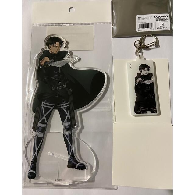 進撃の巨人 TSUTAYA リヴァイ アクリルスタンド アクリルキーホルダー