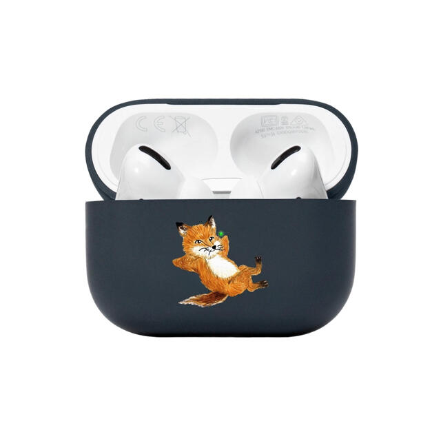 MAISON KITSUNE'(メゾンキツネ)の【2点セット】メゾンキツネ AirPods Proケース スマホ/家電/カメラのスマホアクセサリー(モバイルケース/カバー)の商品写真