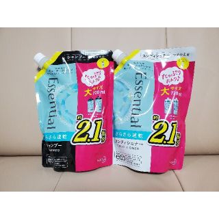 エッセンシャル さらさら速乾シャンプー＆コンディショナー つめかえ 720ml(シャンプー)