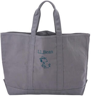 エルエルビーン(L.L.Bean)のスヌーピー  PEANUTS L.L.Bean グロサリー・トート　タグ付き新品(トートバッグ)