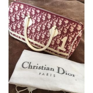 クリスチャンディオール(Christian Dior)のChristian Dior トロッター柄 ミニボストンバッグ(ボストンバッグ)