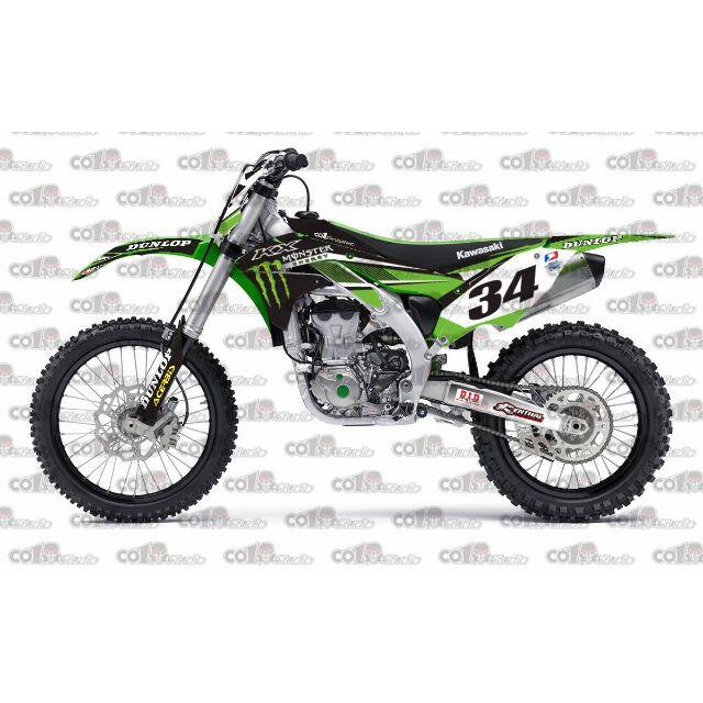 2016-2018 Kawasaki KX450F デカール ステッカー 2