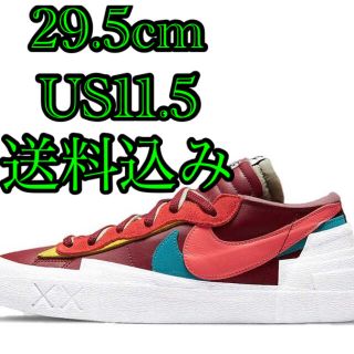 ナイキ(NIKE)のKAWS × sacai × Nike Blazer Low Team Red(スニーカー)