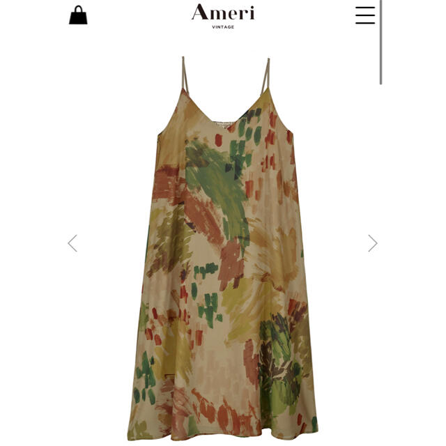 Ameri VINTAGE(アメリヴィンテージ)の【Ameri VINTAGE】UND WILLOW PAINT DRESS レディースのワンピース(ロングワンピース/マキシワンピース)の商品写真