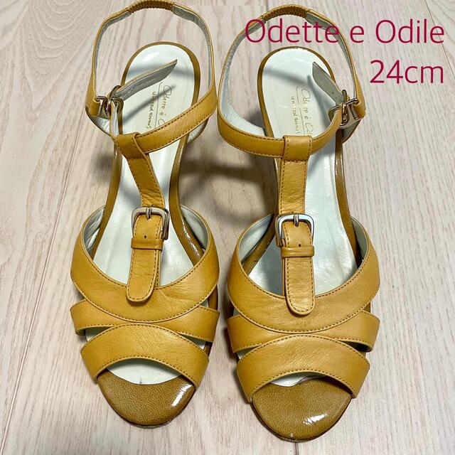 Odette e Odile - オデットエオディール サンダル24cmの通販 by ...
