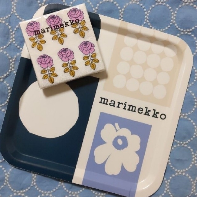 marimekko ペーパーナプキン・トレイ セットキッチン/食器