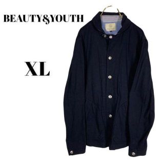 ビューティアンドユースユナイテッドアローズ(BEAUTY&YOUTH UNITED ARROWS)のユナイテッドアローズ BEAUTY&YOUTH ブルゾン 【XL】 紺 ゆるだぼ(ブルゾン)