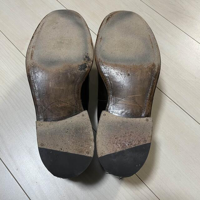 そのみつ レザーシューズ グリーン 24cm-