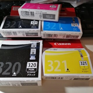 キヤノン(Canon)の箱入Canonキャノン純正インクBCI-321+320 5色マルチパック相当新品(PC周辺機器)