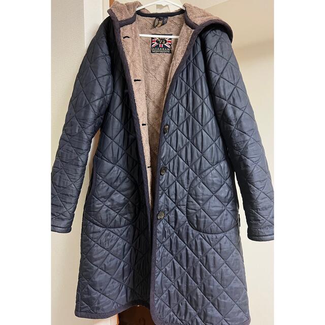 LAVENHAM  38 ファー BRUNDON　キルティングコート