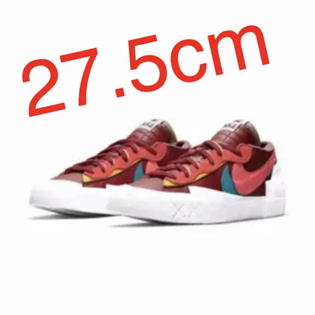 Nike Sacai kaws ブレーザー LOW 27.5 team red