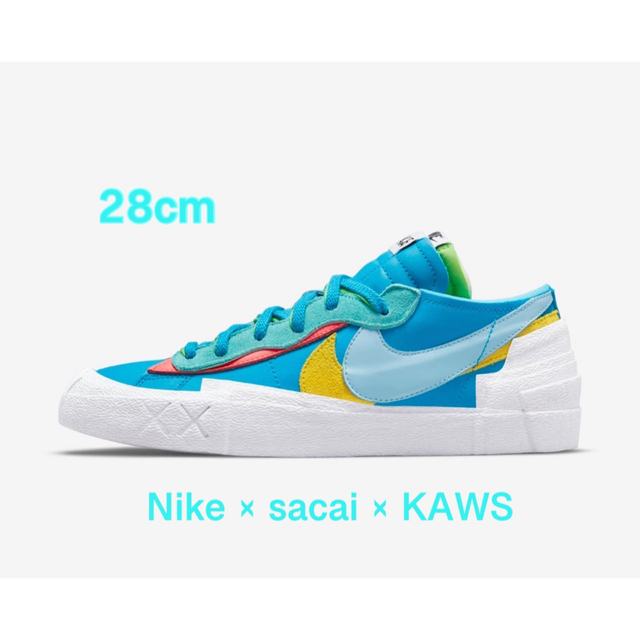 sacaiNike × sacai × KAWS Blazer Low Neptune