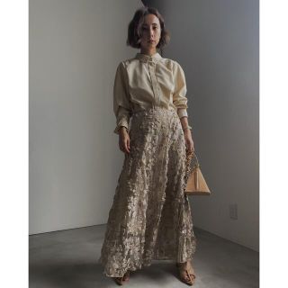 アメリヴィンテージ(Ameri VINTAGE)のMAY様専用　LACE LAYERED SHIRT DRESS(ロングドレス)