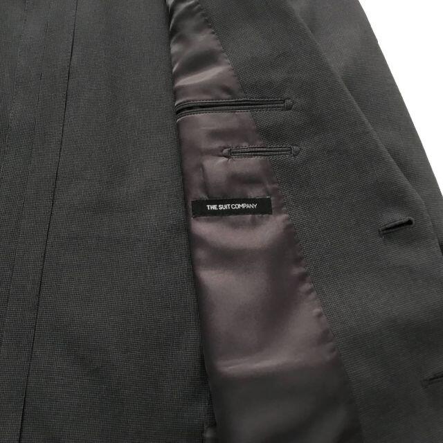 THE SUIT COMPANY(スーツカンパニー)のTHE SUIT COMPANYスーツカンパニー千鳥格子柄2パンツシングルスーツ メンズのスーツ(セットアップ)の商品写真