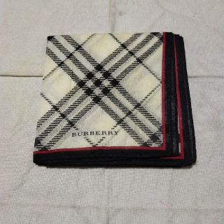 バーバリー(BURBERRY)のバーバリー　ハンカチ　斜めチェック(ハンカチ)