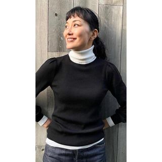 UNIQLO　ユニクロ　バイカラードルマンニット