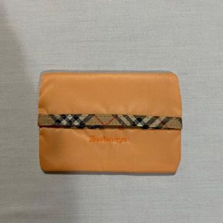 バーバリー(BURBERRY)のBurberrys ティッシュケース　未使用品　オレンジ　#1300(ティッシュボックス)