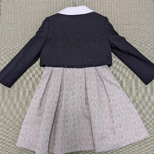 キッズ服女の子用(90cm~)プチマイン　卒園、入学式ワンピース+ジャケット