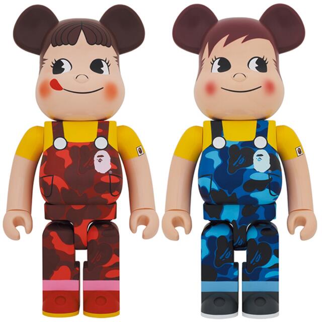 BE＠RBRICK BAPE(R) × ペコちゃん & ポコちゃん 1000% - フィギュア