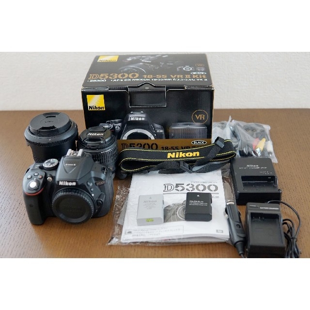 Nikon ニコン D5300 18-55 VRⅡ Kit +シグマレンズ付き