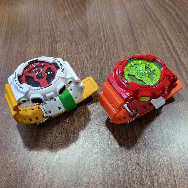 G-SHOCK GA-100 ゴールド盤面改造品(ベゼル・ベルト)