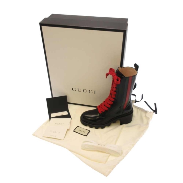 Gucci(グッチ)のGUCCI グッチ ロングブーツ レディースの靴/シューズ(ブーツ)の商品写真