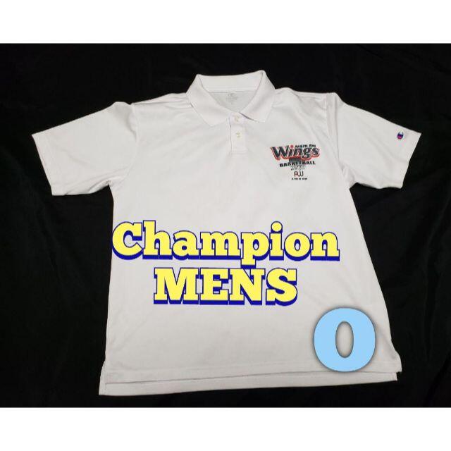 Champion(チャンピオン)のアイシンウィングス/女子バスケチーム/MENS/半袖ポロシャツ/白/Oサイズ スポーツ/アウトドアのスポーツ/アウトドア その他(バスケットボール)の商品写真