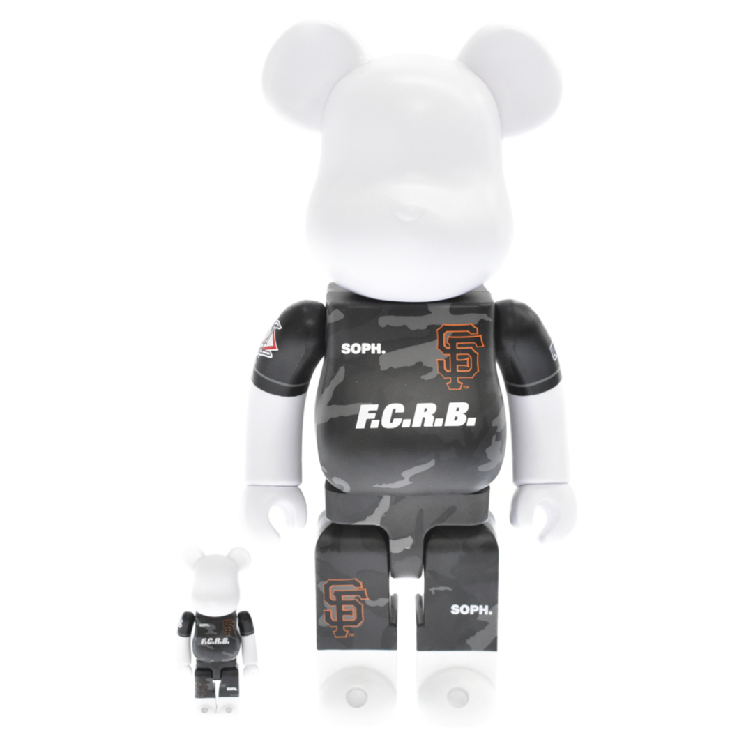 20センチ横幅MEDICOM TOY メディコムトイ BE@RBRICK F.C.REAL BRISTOL×MLB SAN FRANCISCO GIANTS 100%&400% ベアブリック サンフランシスコジャイアンツ フィギュア 人形