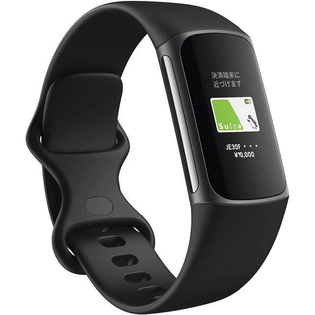 【新品】Fitbit Charge5 ブラック L/Sサイズ [日本正規品]