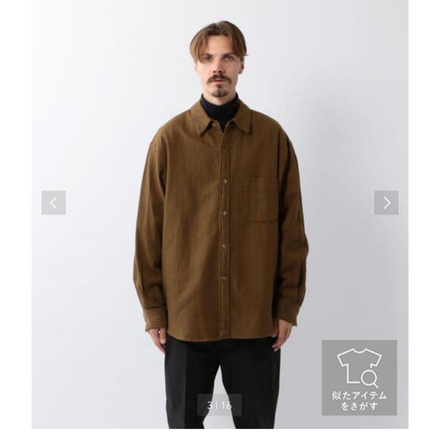 steven alan - Steven Alan REGULAR COLLAR SHIRT-LOOSEの通販 by tattsu's