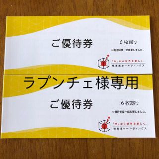 極楽湯株主優待券６枚組　2セット。(その他)