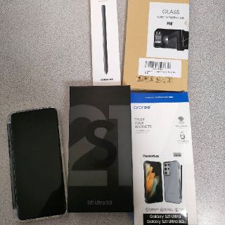 サムスン(SAMSUNG)のGalaxy S21 Ultra 12/128gb Phantom Silver(スマートフォン本体)