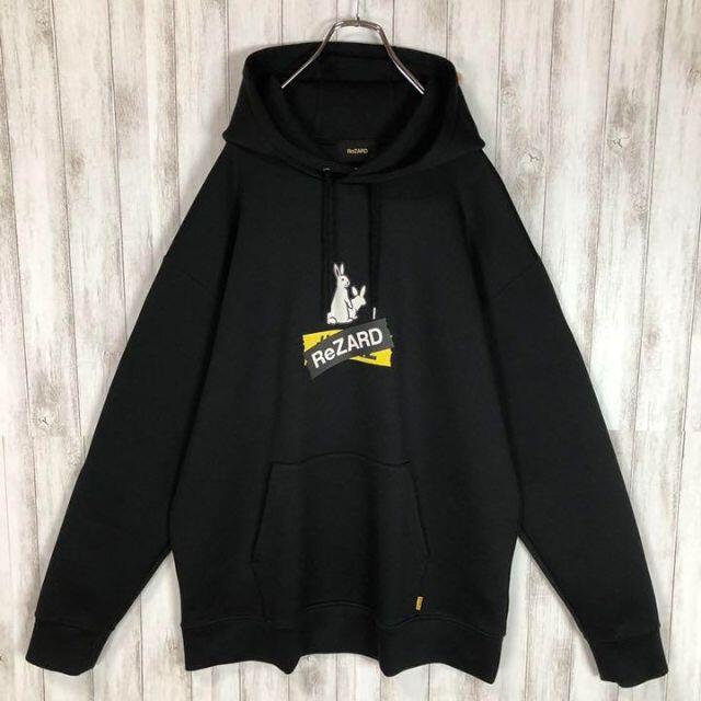 FR2 両面ロゴ パーカーの通販 by 古着vajra|ラクマ ReZARD 限定コラボ 即完売モデル セール得価