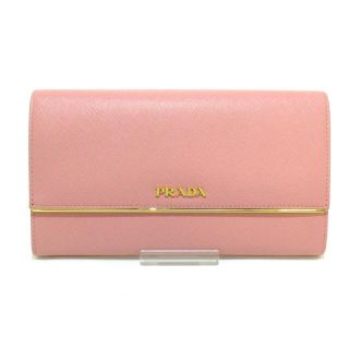 プラダ(PRADA)のプラダ 長財布美品  - 1MH311 ピンク(財布)