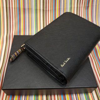 Paul Smith - 新品未使用 ポールスミス 二つ折り財布(ブラック)の