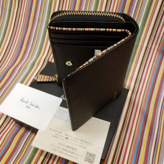 Paul Smith - 新品未使用 ポールスミス 二つ折り財布(ブラック)の