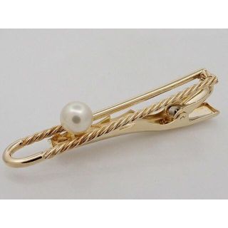 ミキモト(MIKIMOTO)のミキモト K14 パール タイピン 7.0mm 7.2g(ネクタイピン)